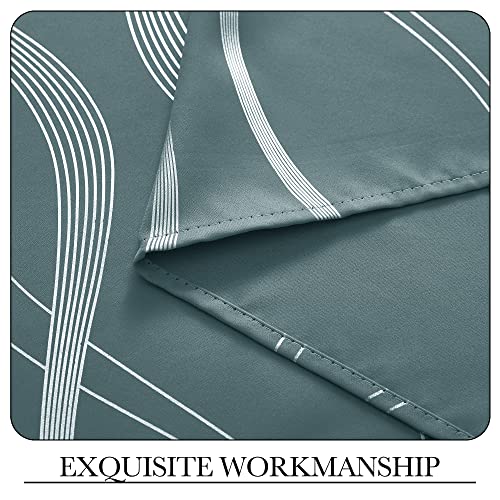Blackout Curtains Panels for Living Room (1 - Greyish Blue / 52"W x 84"L (Pack of 2))