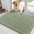 Dog Door Mat for Muddy Paws 36x24 (Sage Green / 36" X 24")