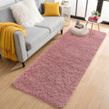 2x5 Machine Washable Runner Rugs for Hallway (2x5 Ft / Pale Pink)