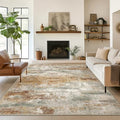 5x7 Area Rug for Bedroom (Orange Green / 5' x 7' (Rectangular))
