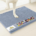 Super Water Absorbent Door Mat Indoor (Baby Blue / 19" x 30")