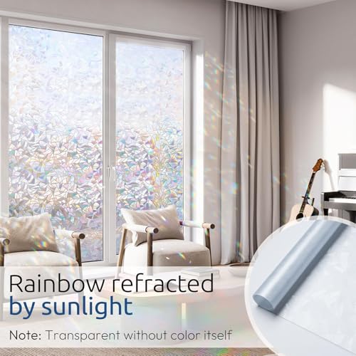 Rainbow Window Privacy Film (23.6" x 78.5" / Clear)