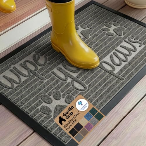 WeatherMAX Door Mat (Stone Paws / 35" x 23")