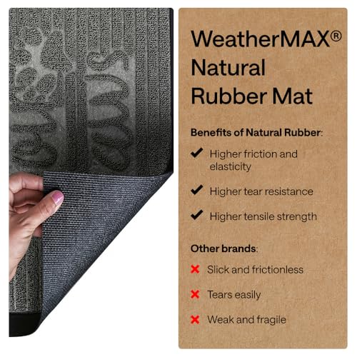 WeatherMAX Door Mat (Stone Paws / 35" x 23")