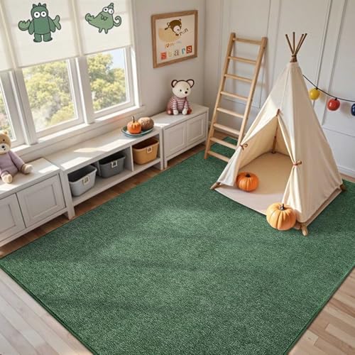 4x6 Green White Area Rug Non (11 Green/White / 4' x 6' (Rectangular))