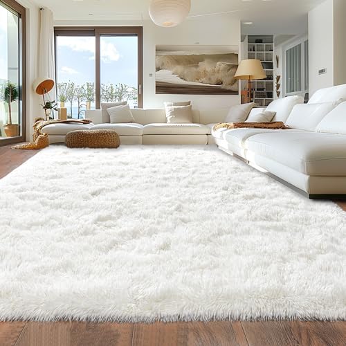 Rugs for Living Room 10x14 (10' x 14' (Rectangular) / Cream White)