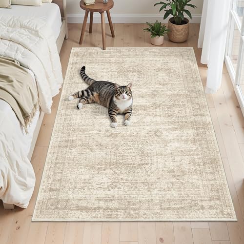 3x5 Rugs Non Slip (Beige / 3' x 5' (Rectangular))