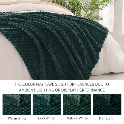 3D Fleece King Size Blanket for Bed (Forest Green / King ( 90x104 IN ))