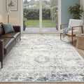 5x7 Area Rugs Blue (Blue/Ivory / 5' x 7' (Rectangular))