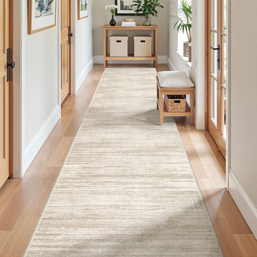 2x12 Runner Rug Non Slip (Brown/Beige / 2' x 12' (Runner))