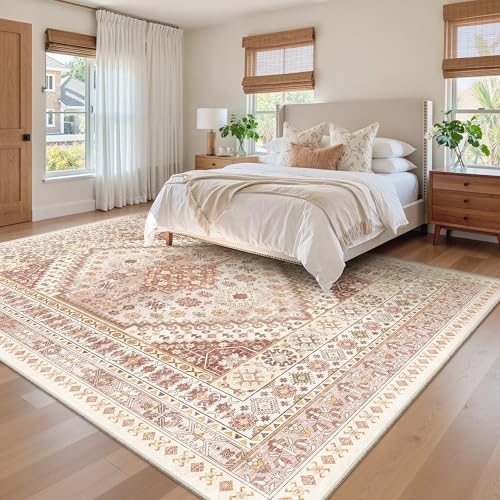 9x12 Area Rugs for Living Room (Red/Pink / 9' x 12' (Rectangular))
