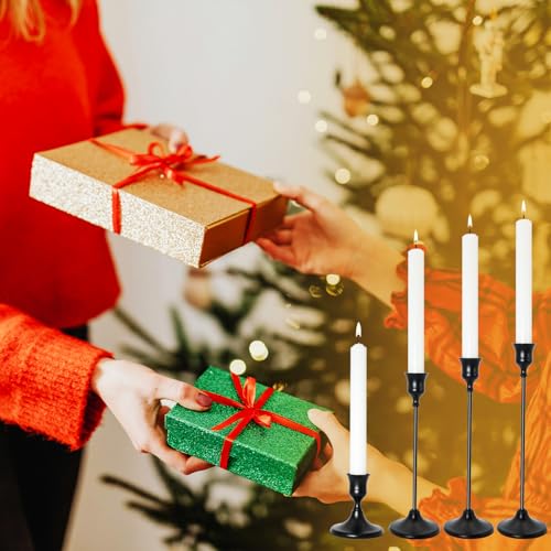 Candlestick Holders (Black / 4PCS)