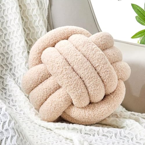 Knot Pillow Ball (Beige / Large (Pack of 1))