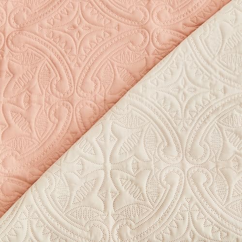 Reversible Loveseat Cover (Loveseat / Dusty Rose / Taupe)