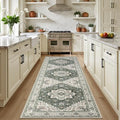 Hallway Runner Rug (Green Ivory / 2'6" x 8' (Runner))