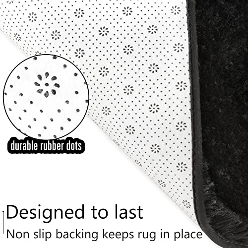 2x8 Runner Rugs for Hallway (Black / 2' x 8' (Runner))