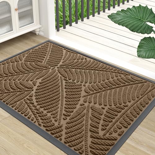 Waterproof Front Doormat (Light Brown / 71" X 47")