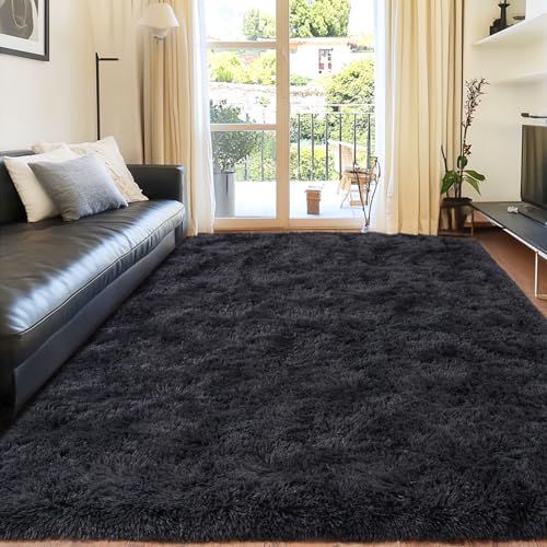 Rugs for Bedroom 4x6 (4' x 6' (Rectangular) / Charcoal Gray)