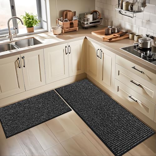Kitchen Runner Rugs 20"x48" (Black / 20" X 48" (Rectangular))