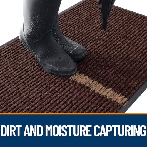 Front Door Mat 35x23 (Brown / 35" X 23")