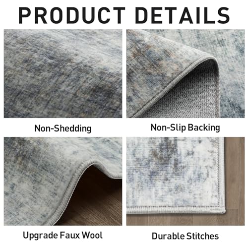 8x10 Area Rugs for Living Room (Blue/Multi Color / 8' x 10' (Rectangular))