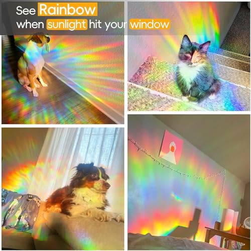 Rainbow Privacy Film with Cutting Line (Rainbow 2.0 / 47.2 Inch * 78.74 Inch)