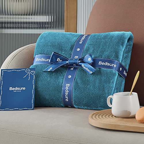 GentleSoft Twin XL Fleece Blanket Dorm Bedding (Teal Blue / Twin XL (66" X 90"))