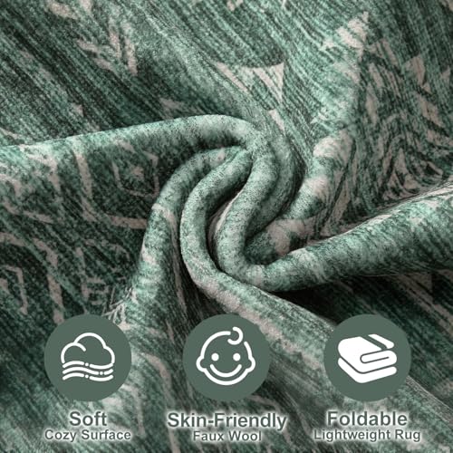 Area Rugs 9x12 Living Room (Dark Green / 9' X 12' (Rectangular))