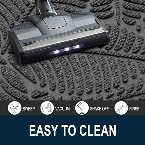 Waterproof Front Doormat (Light Grey / 71" X 47")