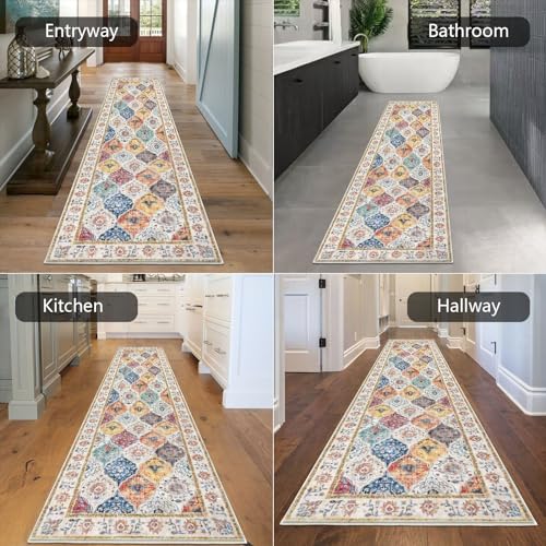 HEBE Hallway Runner Rug 2'8''x8' (Colorful / 2'8" x 8' (Rectangular))