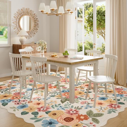 8x10 Area Rug for Living Room (Beige Yellow (Big) / 8' x 10' (Rectangular))
