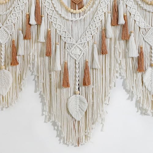 Large Macrame Wall Hanging Boho Woven Tapestry Chic Home Art Wall Decor