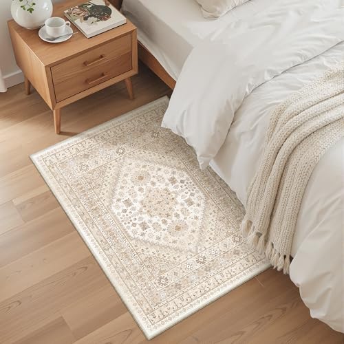 2x3 Rug Non Slip (Cream/Beige / 2' x 3' (Rectangular))