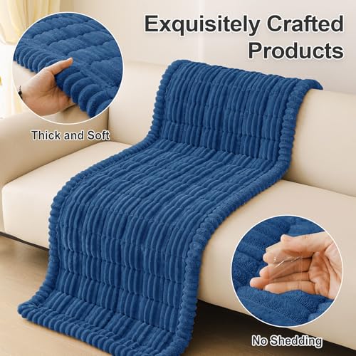 Couch Cover for Dogs (Navy Blue / 27.6"x27.6")