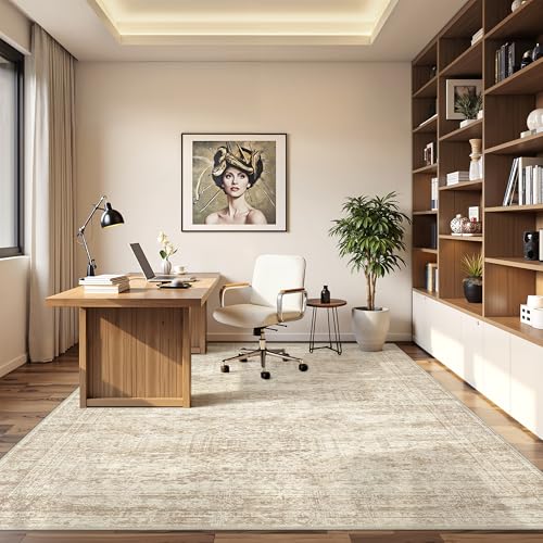 5x7 Area Rugs for Living Room (Beige/Ivory / 5' x 7' (Rectangular))