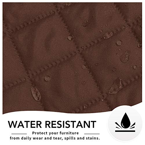 Reversible Couch Cover (Coffee/Ivory / Large Recliner)