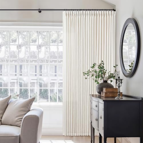 Natural 60 Inch Width Linen Pinch Pleated 92 Inch Long Curtains (Natural / 60"W x 92"L (Pack of 1))