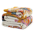 Boho Throw Blanket 50"x60" Cotton Throw for Couch Sofa (D-flower and Butterfly / 50"x60")