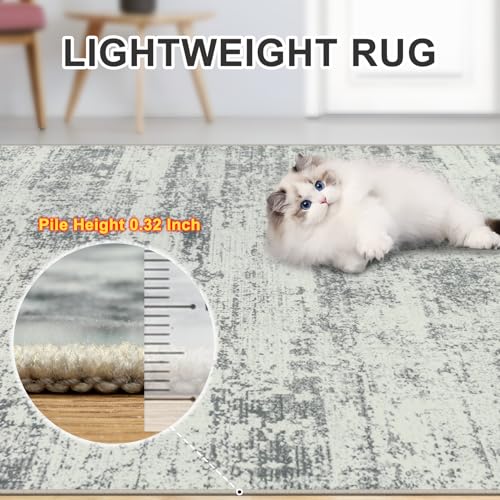 9x12 Area Rug Living Room (Grey / 9' x 12' (Rectangular))