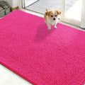 Dog Door Mat for Muddy Paws 50x30 (Hot Pink / 50" X 30")