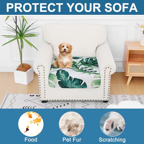 Printed Couch Cushion Covers (Green / Seat 1 Pack)