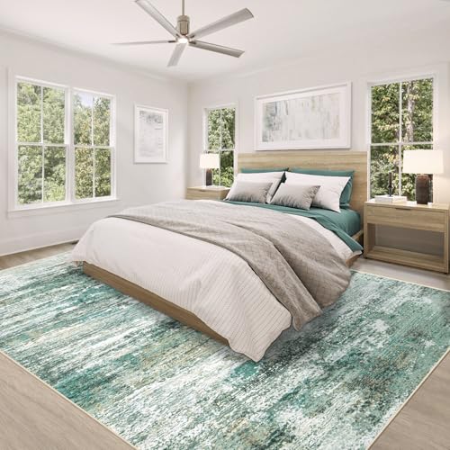 8x10 Area Rugs for Living Room (Green / 8' x 10' (Rectangular))