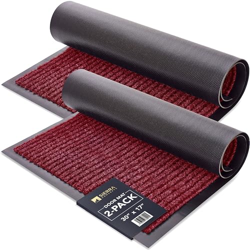 Front Door Mat (30" x 17" / Red)