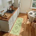 Washable Area Rug (Green/Yellow / 2' x 5' (Rectangular))
