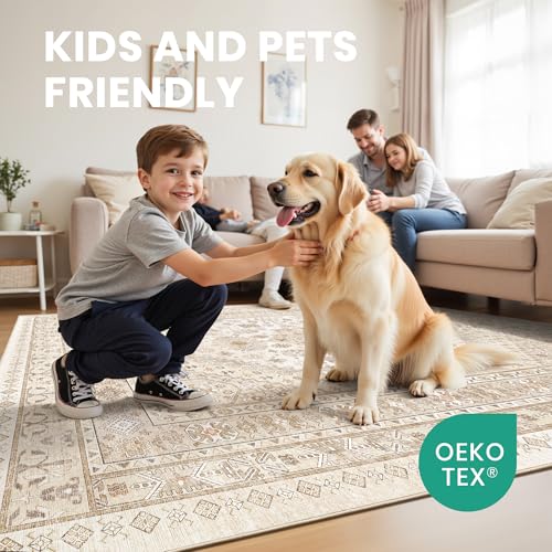 12x15 Area Rugs for Living Room (Cream/Beige / 12' x 15' (Rectangular))