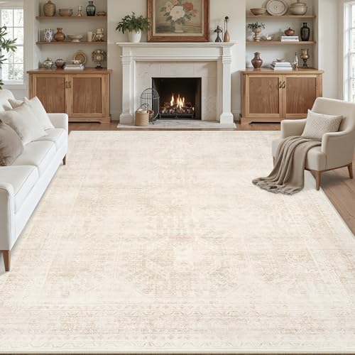 Area Rugs 9x12 Living Room (Beige / 9' x 12' (Rectangular))