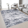 5x7 Area Rug Living Room (Grey / 5' x 7' (Rectangular))