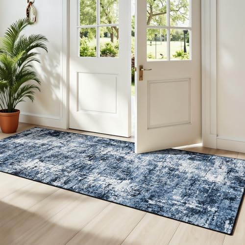 2x8 Runner Rug for Hallway (01-ocean Blue / 2' x 8' (Runner))