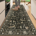 2x6 Runner Rug (Charcoal Black (Animal) / 2' x 6' (Rectangular))