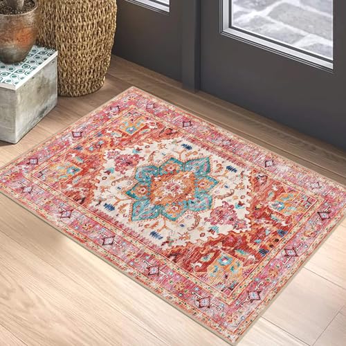 Washable Area Rug (2' x 3' / Pink)